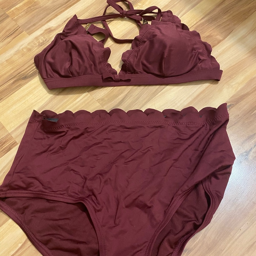 Kate Spade Highwaisted Bikini Set